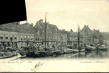 4664 PBKR0339 Buitenkant ca. 1900, met binnenvaartschepen, 1892-00-00