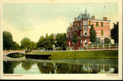 4827 PBKR0358 Klein Weezenland, ca.1920 (vanaf 1933 Burgemeester van Roijensingel) met rechts nr 18: woonhuis familie ...