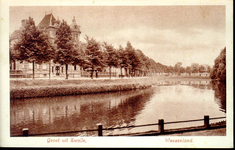 4829 PBKR0360 Stadsgracht ca. 1920, met Klein Weezenland (vanaf 1933 burgemeester van Roijensingel), links nr 18 ...