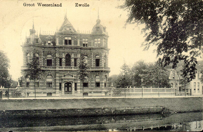 4830 PBKR0361 Klein Weezenland 18, ca. 1910, (vanaf 1933 Burgemeester van Roijensingel) woonhuis familie Van Diggelen ...