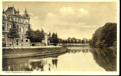 4838 PBKR0369 Klein Weezenland, ca. 1920, (vanaf 1933 Burgemeester van Roijensingel) met links nr 18 (gebouwd 1883-1885 ...