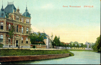4840 PBKR0371 Klein Weezenland, ca. 1915, (vanaf 1933 Burgemeester van Roijensingel) links nr 18 (gebouwd 1883-1885 ...