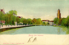 5021 PBKR0408 Stadsgracht ca. 1900, gezien naar de Nieuwe Haven, vanaf Klein Weezenland (vanaf 1933 Burgemeester van ...
