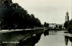 5185 PBKR0429 Burgemeester van Roijensingel en stadsgracht, gezien naar Nieuwe Havenbrug, ca. 1935-1939., 1935-00-00