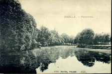 5199 PBKR0442 Burgemeester van Roijensingel, ca. 1900 over de stadsgracht richting Sassenpoort gezien., 1898-00-00