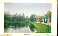 5372 PBKR0470 Burgemeester van Roijensingel (tot 1933 Klein Weezenland), gezien naar de Sassenpoort (na de restauratie ...