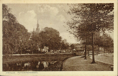 5508 PBKR2763 De stadsgracht en de Potgietersingel met de Burgemeester Van Roijenbank (in 1922 tgv 25-jarig ...