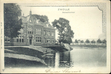 5667 PBKR2238 Gezicht op het Flevogebouw vanaf de Menno van Cochoornsingel, 1902. Het Flevogebouw werd in 1898 gebouwd ...