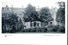 5705 PBKR2819 Rhijnvis Feithlaan, Sophia Ziekenhuis, ca. 1900. In 1880 begon de bouw op een deel van de Bagijneweide, ...