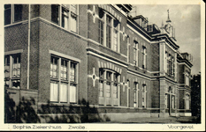 5859 PBKR2830 Rhijnvis Feithlaan, hoofdingang Sophia Ziekenhuis (gebouwd 1880), ca. 1925-1935. Het gemeentelijk Sophia ...