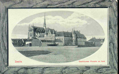6562 PBKR0130 Het onvoltooide Assendorperplein (voltooid 1907) met de Dominicanenkerk en het klooster (gebouwd ...