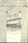 6587 PBKR0693 Diezerstraat nr. 59 de voorgevel van het cafe-restaurant De Poort van Cleve , aangegven door de ...
