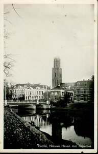 6674 PBKR2395 Nieuwe Havenbrug, Eekwal 2A, 2-4, 6-10, Luttekestraat 35 (Incassobank) ca. 1947., 1947-00-00