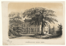 1115 -TP000979 Huis de Hemelsche Berg in 1858., 1858