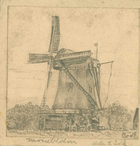 425 -TP000066 Oliemolen De Passiebloem aan de Vondelkade te Zwolle., 1939