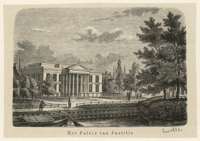 559 -TP000708 Het paleis van Justitie in Zwolle., 1890