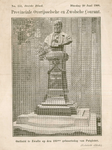 569 -TP000147 Portretbuste van E.J. Potgieter (1808-1878), op sokkel., Potgietersingel. Beeld onthuld op de honederdste ...