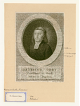 572 -TP000150 Portret van Ds. Henricus Oort (1778-1849), Nederlands Hervormd predikant te Zwolle (1802-1806), ...