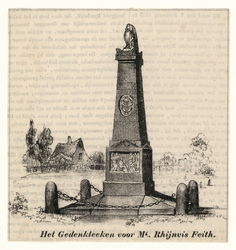 580 -TP000158 Grafmonument dichter Rhijnvis Feith (1753-1824), Algemene Begraafplaats Meppelerstraatweg, Zwolle. Verso: ...