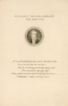 588 -TP000166 Portret van Joan Derk van der Capellen tot den Pol (1741-1784), kop en schouders in rond medallion, ...