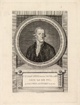 930 -TP000332 Portret van Joan Derk van der Capellen tot den Pol (1741-1784), borstbeeld van voren, in rond medaillon, ...
