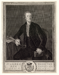 931 -TP000333 Portret van J.D. van der Capellen tot den Pol (1741-1784); kniestuk van voren, zittende aan een tafel met ...