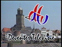 443 BB09487 Uitzendband Deventer TeleVisie (DTV) - voorjaar 2000 [GEEN SETNOISE IN DE ITEMS]00:00:00 leader DTV VRIJDAG ...