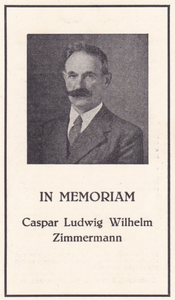 1954 Zimmermann, Caspar Ludwig Wilhelm