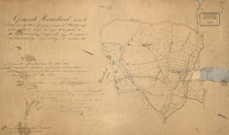 205-A Gemeente Hoensbroek Sectie C, Kadastrale kaart gemeente Hoensbroek sectie C, schets der Waterlossingen genaamd: ...