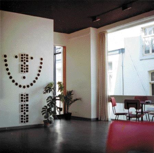 507-0130 Interieur op de tweede verdieping van La Veneziana, ca.1963.