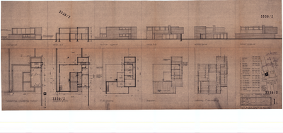 507-1630 Bestektekening woonhuis aan de Pijnsweg 28 in Heerlen. In opdracht van Laurens Bisscheroux., 19 februari 1964