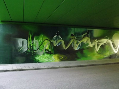 9719-1 Grafitti viaduct Bremersweg