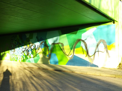 9719-3 Grafitti viaduct Bremersweg