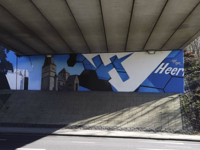9716-2 Graffiti viaduct Looierstraat