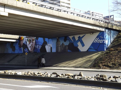 9716-1 Graffiti viaduct Looierstraat