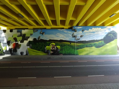 9718-5 Graffiti viaduct Valkenburgerweg