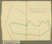 789 Plan van de waede in de Klinkenberg Dijk Geprojecteerde omlegging van de dijk, 1785-01-01