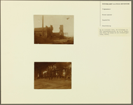 234 Foto 1: De kolenbaan en het cokesverdeelhuis. Foto 2: De ovens in het stokerijgebouw., 01-01-1912 - 01-01-1940