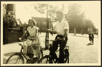 352 Oriënteringstocht per fiets ter ere van 100 jaar Gasfabriek., 01-10-1958 - 31-10-1958