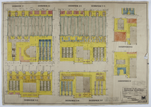 600 Deventer II en III ovens 3,4,5,6 Horizontale doorsneden, 21-10-1946