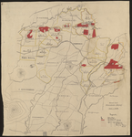 4055 Areaal kaart Administratie 'Adjong' Aantekeningen tot en met 1957, 25-08-1955