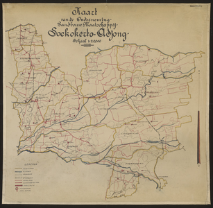 4062 Kaart van de Onderneming Landbouw Maatschappij Soekokento Adjong , september 1937