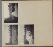 5094 -0096 Gezicht op een open veld in het bos met midden in het veld een boom, met daaronder drie personen, 01-01-1894 ...