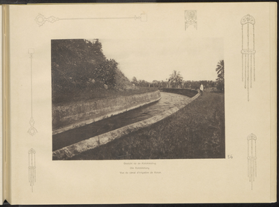 5100 -0056 Een van de irrigatiekanalen van de irrigatiewerken van Kotok, 1894 - 1909