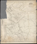 289 Kaart van dat gedeelte der Provincie Overijssel dat is overstroomd op 4/5 februari 1825 Gedetailleerde topografie ...
