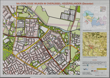 95 Na-oorlogse wijken in Overijssel! Keizerslanden (Deventer) Kaart van Keizerslanden (Deventer). De geschiedenis en ...