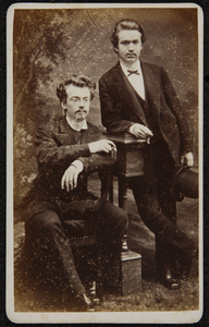 43 -34 Portret van twee mannen., 1868-01-01