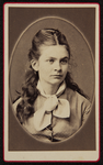 43 -37 Portret van Engelina Elisabeth (Lina) van Groningen (geb. 18-02-1853 - ovl 23-12-1925). Zeer vroege carte de ...