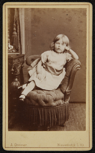 43 -91 Portret van meisje., 1861-01-01