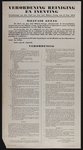25 Letteraffiche van de Generaal-Majoor H.J. Kruls, Chef van de staf Militair gezag, met een verordening dat een door ...
